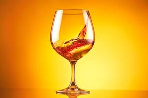 gradient cabernet closeup alcohol liquid background drink red party glass wine. . photo
