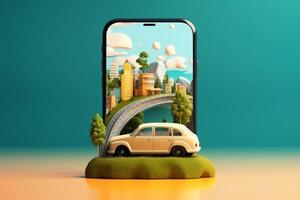 direction travel position navigation mobile map location point gps phone. . photo