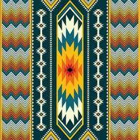 The geometric ethnic pattern of traditional style. Navajo, America Indian patterns. Design for background, wallpaper, clothing, wrapping, Batik, fabric, and prints. Vector illustration.