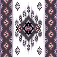 Ikat paisley. Eethnic pattern oriental African American Indonesia, Asia, Aztec motif textile and bohemian.design for background, wallpaper,carpet print, fabric, batik .vector ikat pattern. vector