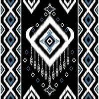 Ikat pattern. Eethnic pattern oriental African American Indonesia, Asia, Aztec motif textile and bohemian.design for background, wallpaper,carpet print, fabric, batik .vector ikat pattern. vector