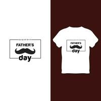 Happy Father's Day T-shirt Design vector