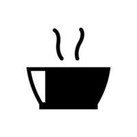 Soup icon, logo isolated on white background vector