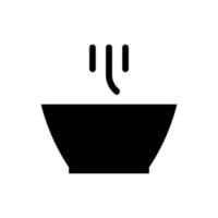 Bowl icon, logo isolated on white background vector