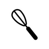 Whisk icon, logo isolated on white background vector