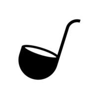 Ladle icon, logo isolated on white background vector
