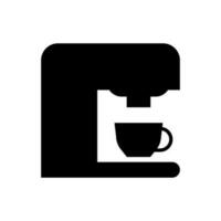 Espresso machine icon, logo isolated on white background vector