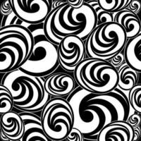Seamles pattern, black and white, vertor illustration vector