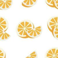 agrios Fruta o limón seamles modelo con moderno diseño, vector