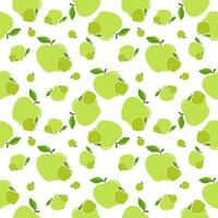 Apples, apple seamles pattern, modern design, vector illustration
