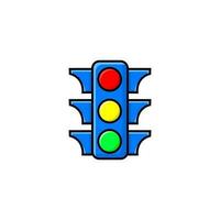 Traffic light icon. Traffic light transportation symbol icon.vector vector