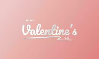 Valentine's themed background design with a paper cut style, perfect for Valentine's Day backgrounds vector