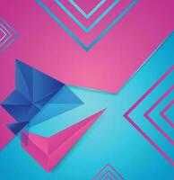 Vector illustration of abstract creative geometric style wallpaper