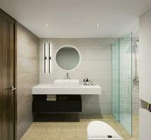 Going Green Sustainable Materials for Your Bathroom Interior Design photo