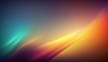 Light and soft abstract background illustrations generative ai photo