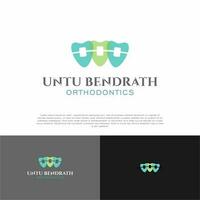 Business logo for a dentist vector