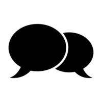Chat Vector Glyph Icon For Personal And Commercial Use.