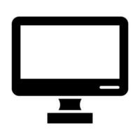 Monitor Vector Glyph Icon For Personal And Commercial Use.