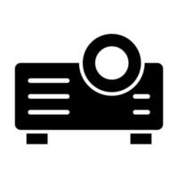 Projector Vector Glyph Icon For Personal And Commercial Use.