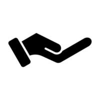 Hand Vector Glyph Icon For Personal And Commercial Use.