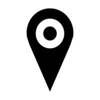 Location Vector Glyph Icon For Personal And Commercial Use.