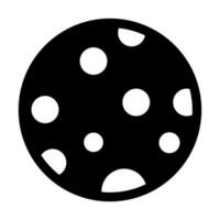 Full Moon Vector Glyph Icon For Personal And Commercial Use.