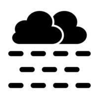 Fog Vector Glyph Icon For Personal And Commercial Use.