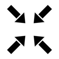 Minimize Vector Glyph Icon Design