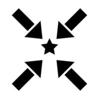 Shrink Vector Glyph Icon Design