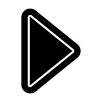 Play Vector Glyph Icon Design