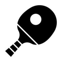 Ping Pong Vector Glyph Icon Design