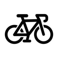 ciclismo vector glifo icono diseño