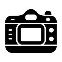 Toy Camera Vector Glyph Icon Design