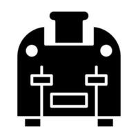 Toaster Vector Glyph Icon Design