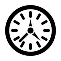 Clock Vector Glyph Icon Design