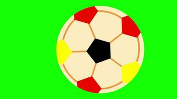 Fooftball Green Screen Video, Green Screen Vector Football video