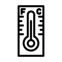 Temperature Vector Thick Line Icon For Personal And Commercial Use.