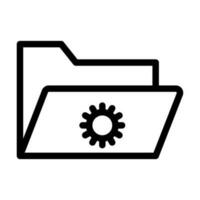 Project Management Vector Thick Line Icon For Personal And Commercial Use.