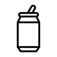 Soda Can Vector Thick Line Icon For Personal And Commercial Use.