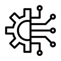 Technology Vector Thick Line Icon For Personal And Commercial Use.