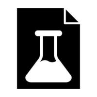 Science Report Vector Glyph Icon For Personal And Commercial Use.