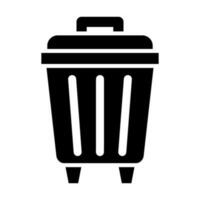 Dumpster Vector Glyph Icon For Personal And Commercial Use.