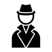 Spy Vector Glyph Icon For Personal And Commercial Use.