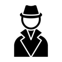 Spy Vector Glyph Icon For Personal And Commercial Use.