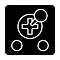 Joystick Vector Glyph Icon For Personal And Commercial Use.