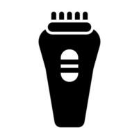 Electric Shaver Vector Glyph Icon For Personal And Commercial Use.