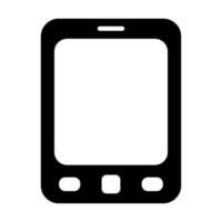 Tablet Vector Glyph Icon For Personal And Commercial Use.