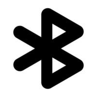 Bluetooth Vector Glyph Icon For Personal And Commercial Use.