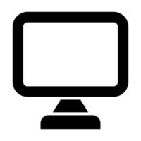 televisión vector glifo icono para personal y comercial usar.