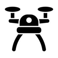 Drone Vector Glyph Icon For Personal And Commercial Use.